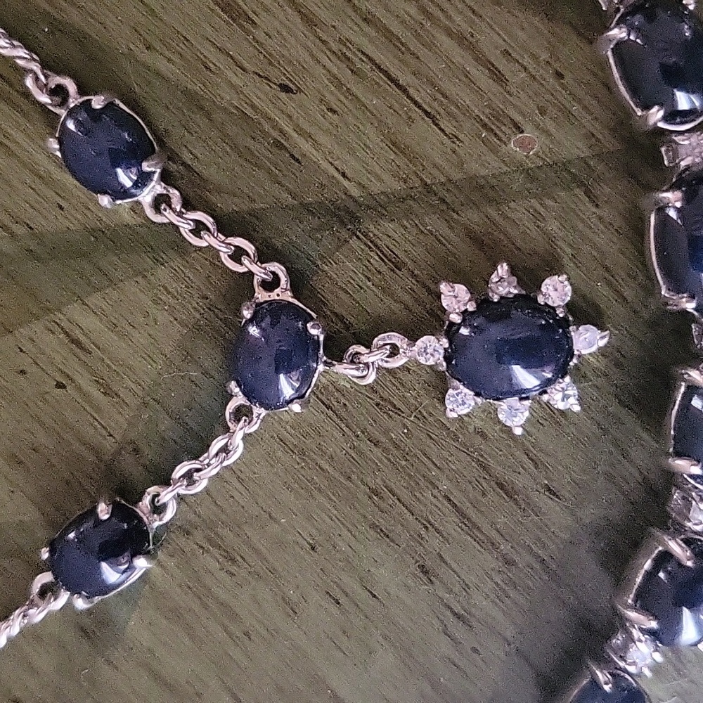Blue Star Sapphire Set - Picture 2 of 7